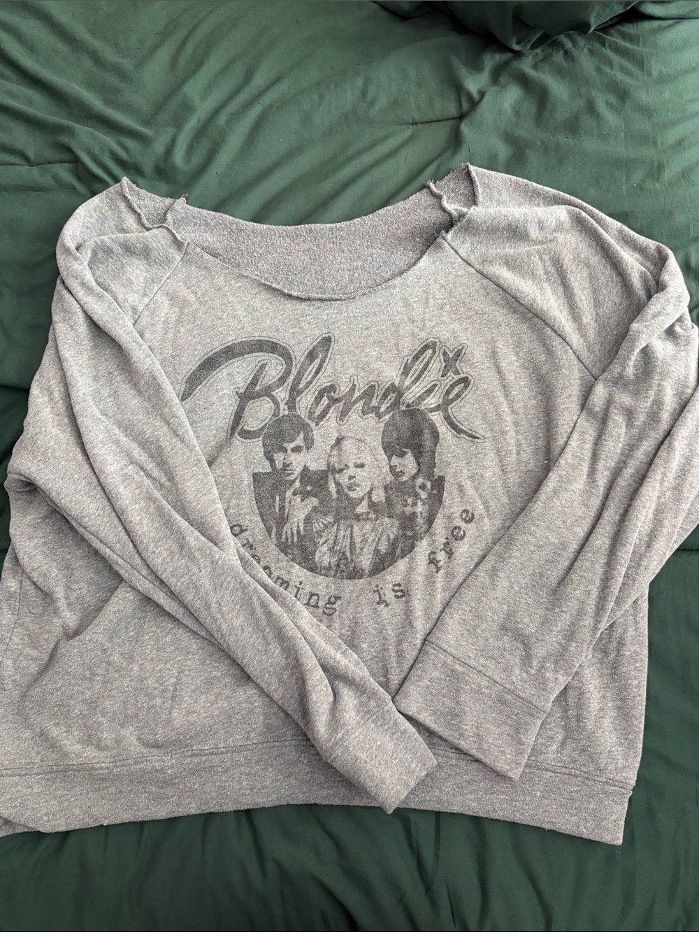 Gray Blondie Graphic Sweatshirt - Women Sweater